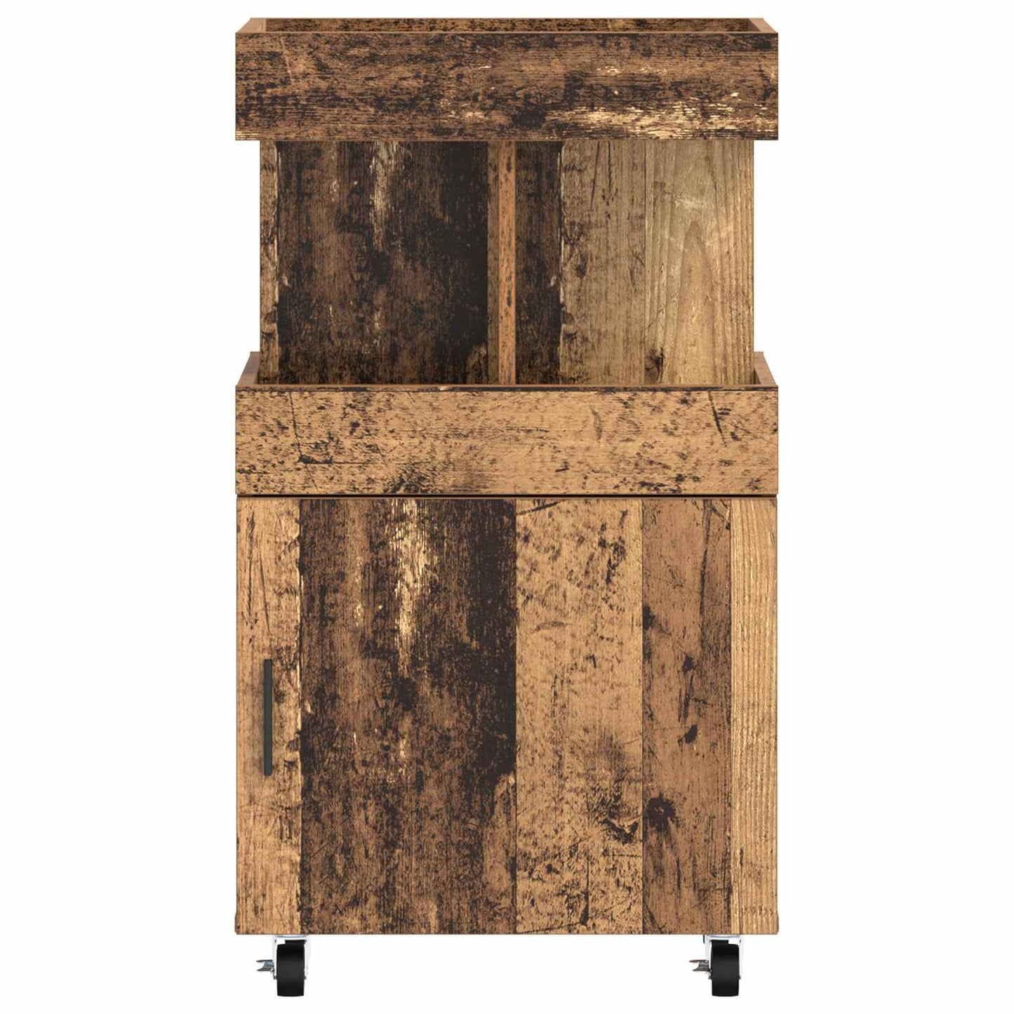 vidaXL Καρότσι μπαρ Ξύλο δρυός 50 x 41 x 89 cm Επεξεργασμένο Ξύλο