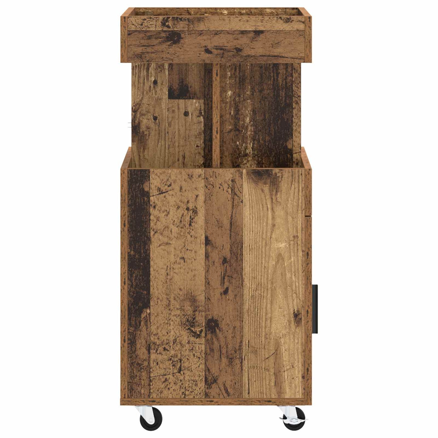 vidaXL Καρότσι μπαρ Ξύλο δρυός 50 x 41 x 89 cm Επεξεργασμένο Ξύλο