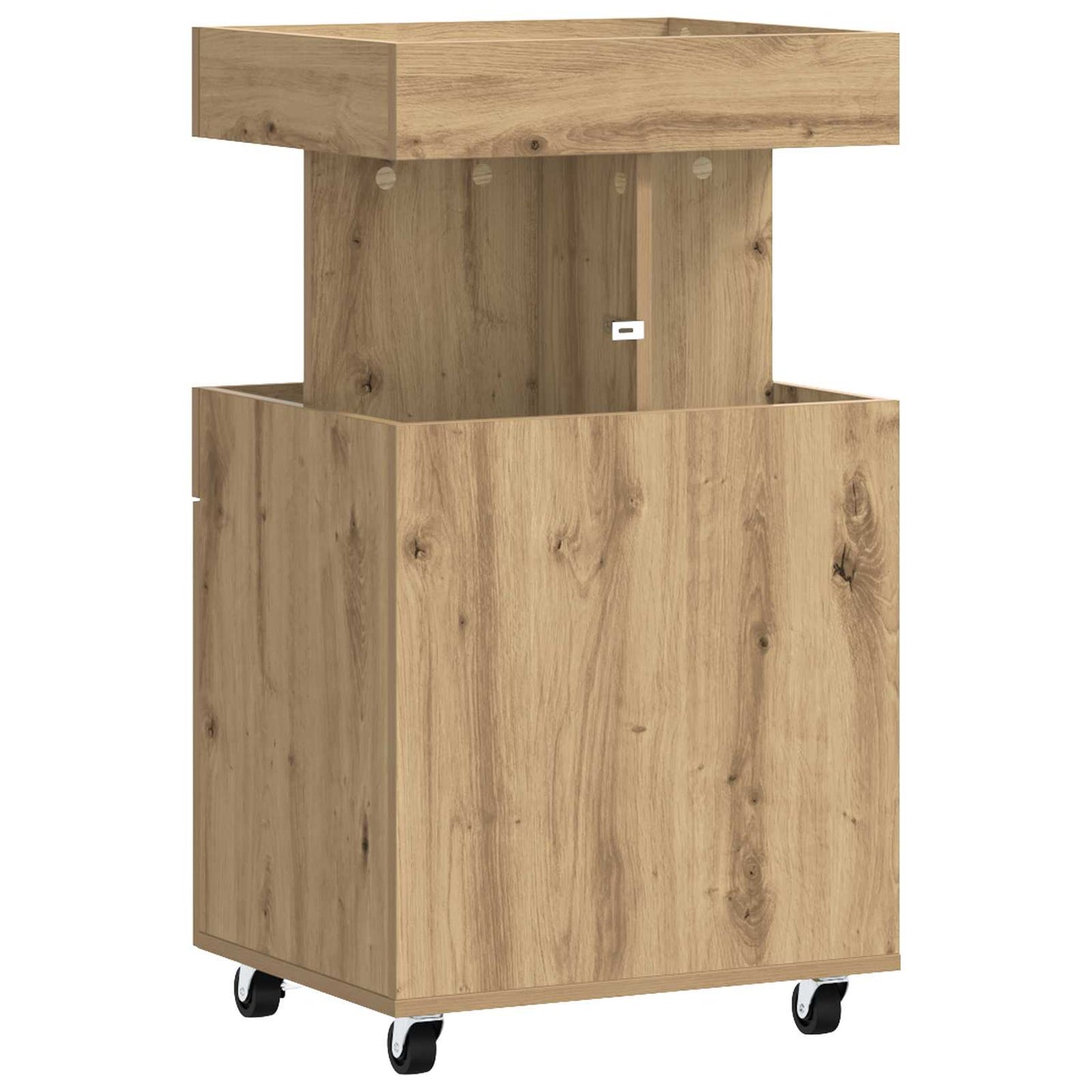 vidaXL Καρότσι μπαρ Artisan Δρυς 50 x 41 x 89 cm Επεξεργασμένο Ξύλο