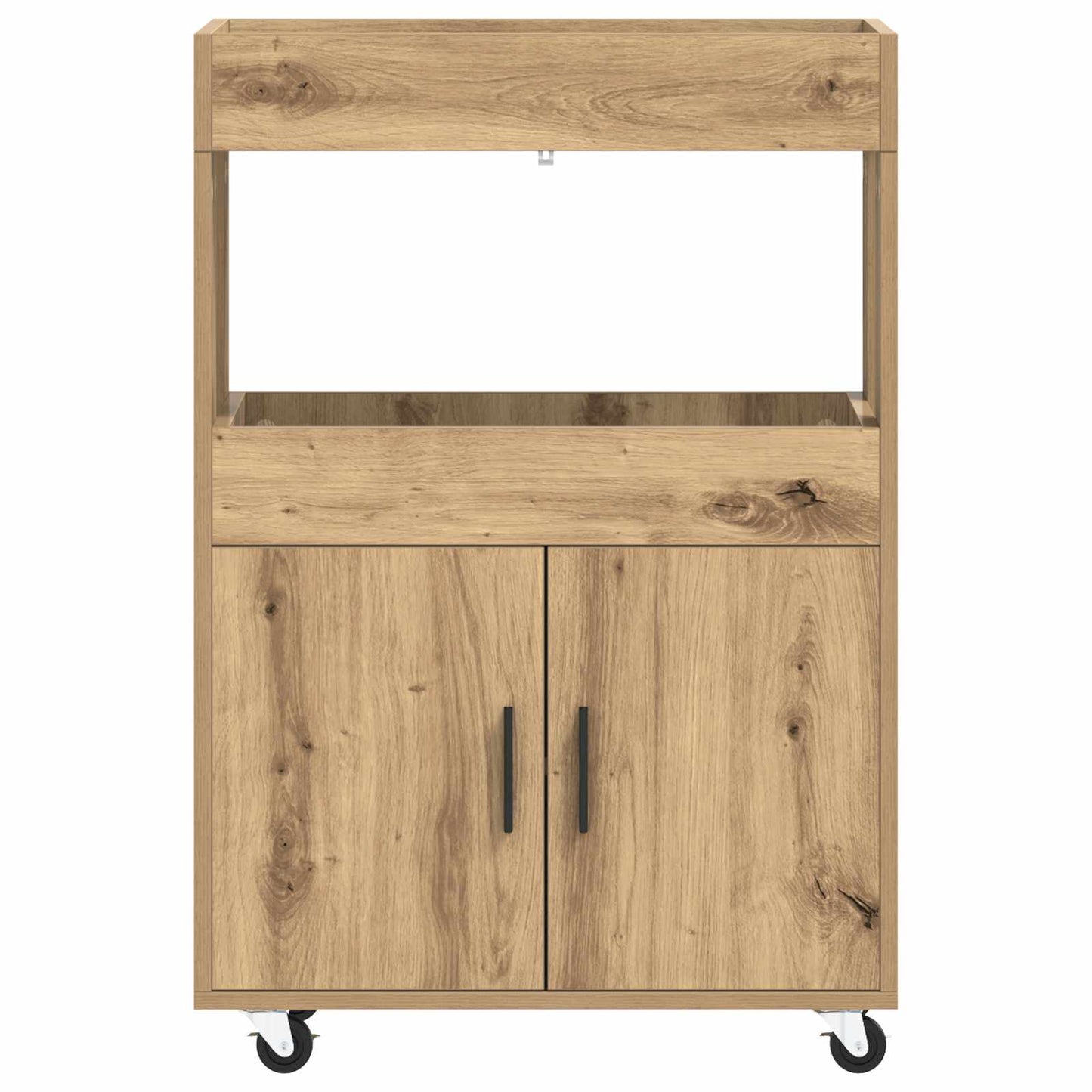 vidaXL Καλάθι Μπαρ Artisan Δρυς 60 x 39.5 x 89 εκ. Επεξεργασμένο Ξύλο