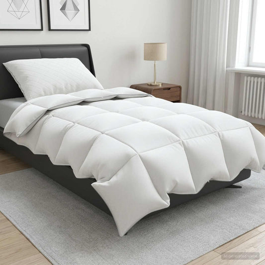 vidaXL Σετ πάπλωμα 90% χήνας FULDA 2 τμχ. 155 x 200 εκ. Όλες οι εποχές