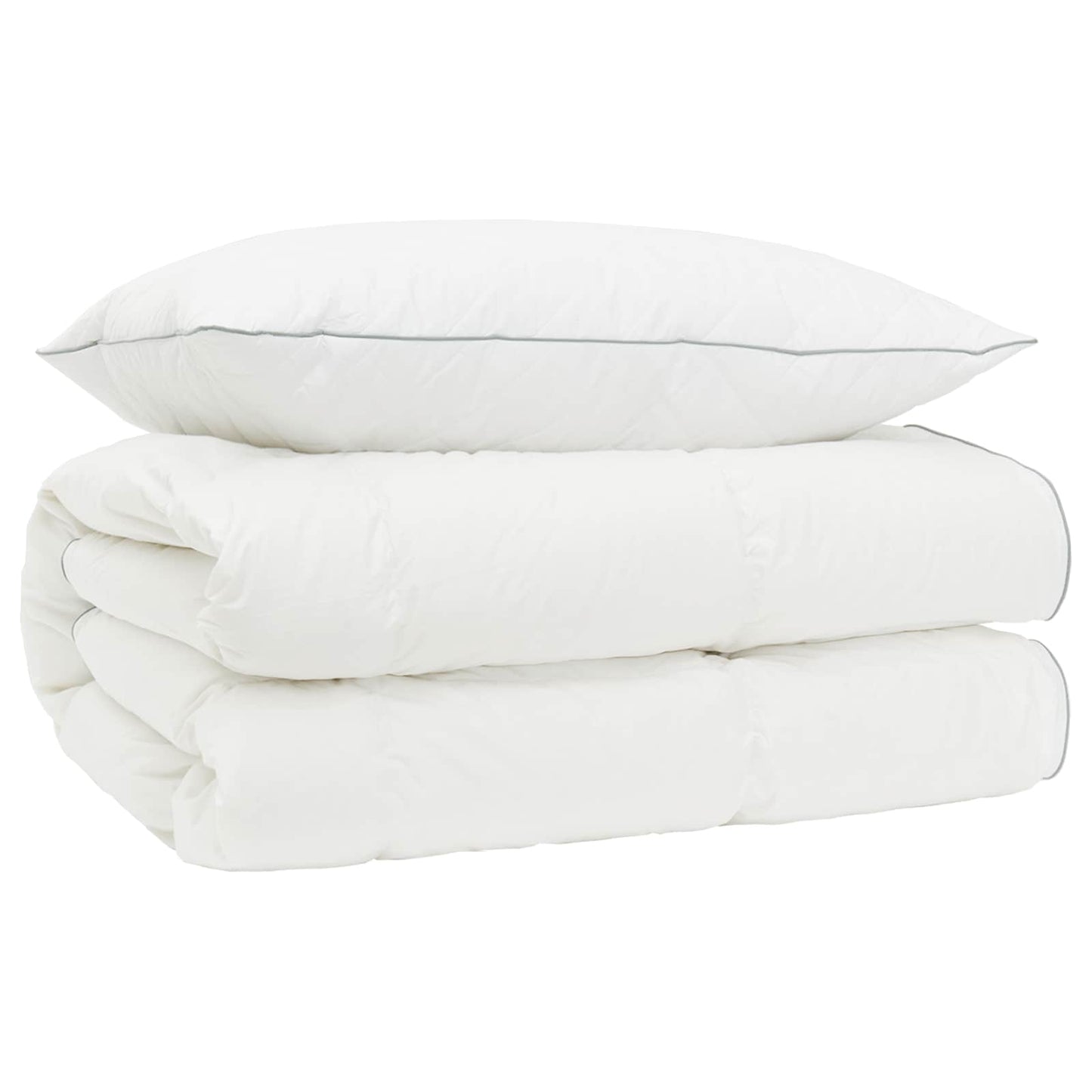 vidaXL Σετ πάπλωμα 90% χήνας FULDA 2 τμχ. 135 x 200 cm Όλες οι εποχές