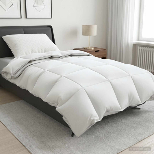 vidaXL Σετ πάπλωμα 90% χήνας FULDA 2 τμχ. 140 x 200 cm Όλες οι εποχές