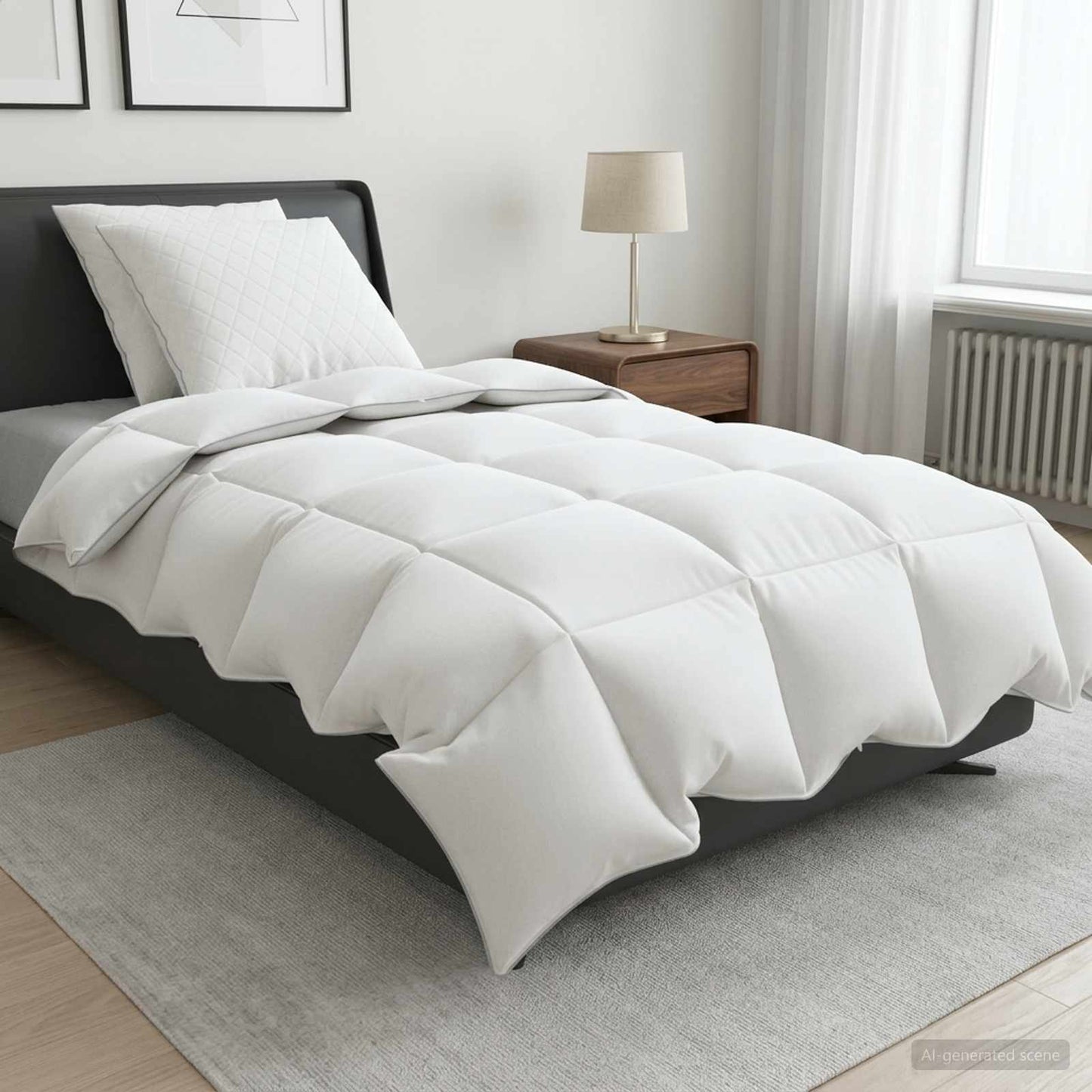 vidaXL Σετ πάπλωμα 90% χήνας FULDA 3 τμχ. 140 x 220 cm Όλες οι εποχές