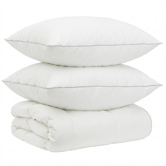 vidaXL Σετ πάπλωμα 90% χήνας FULDA 3 τμχ. 155 x 220 cm Όλες οι εποχές