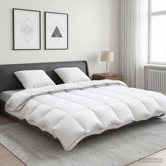 vidaXL Σετ πάπλωμα 90% χήνας FULDA 3 τμχ. 200 x 220 cm Όλες οι εποχές
