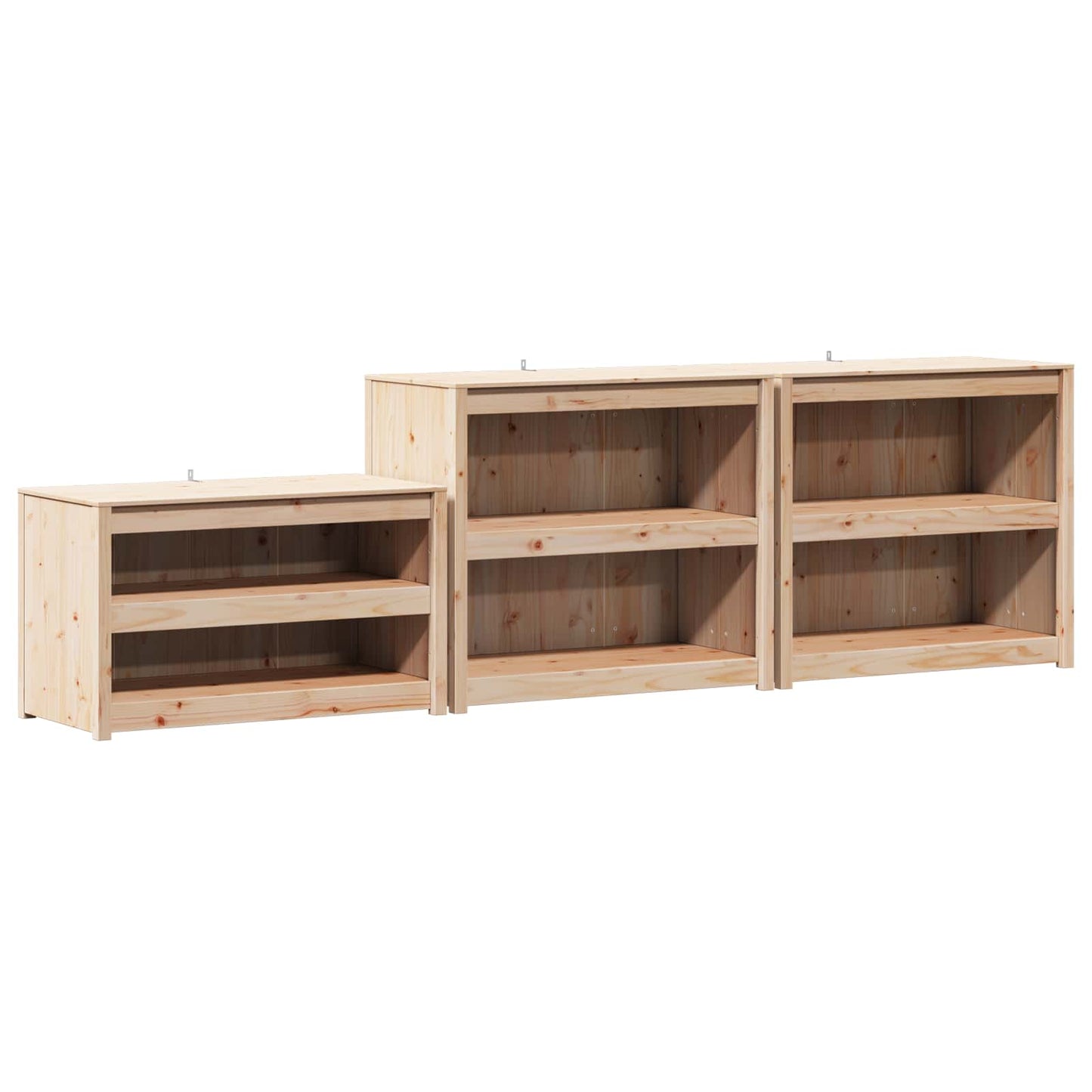 vidaXL Ντουλάπι Κουζίνας Εξωτερικού Χώρου MEPPEL 3 pcs Φυσικός Δούγλας