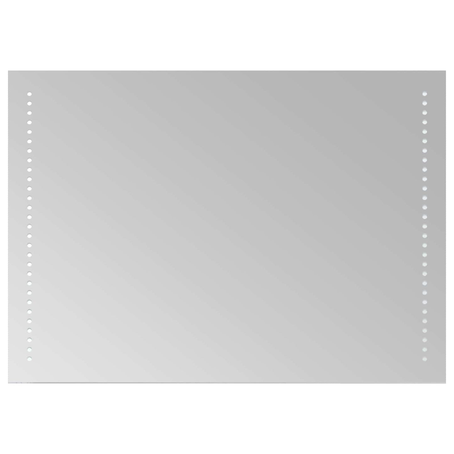 vidaXL Καθρέφτης μπάνιου LED Διαφανές 70 x 50 cm σκληρυμένο γυαλί