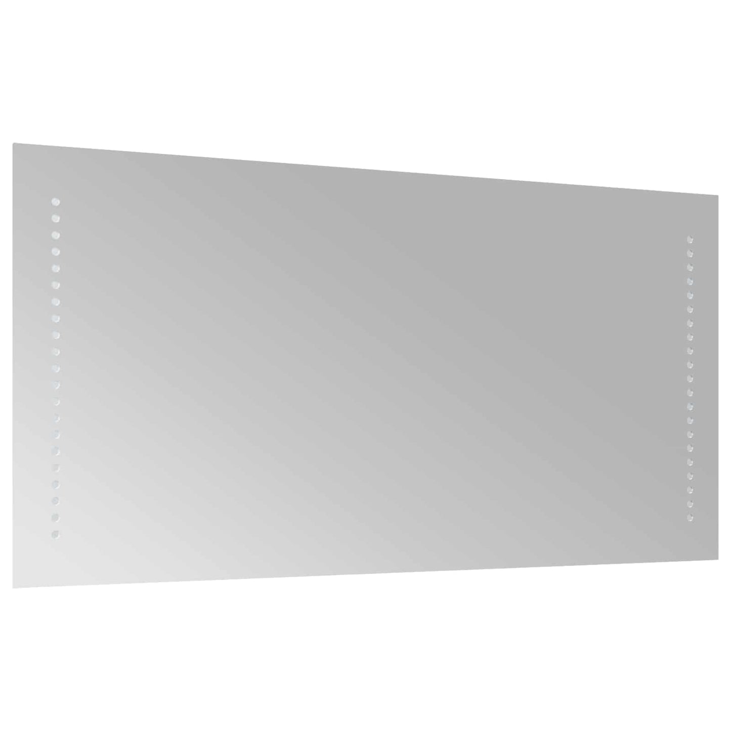 vidaXL Καθρέφτης μπάνιου LED Διαφανές 80 x 40 cm σκληρυμένο γυαλί