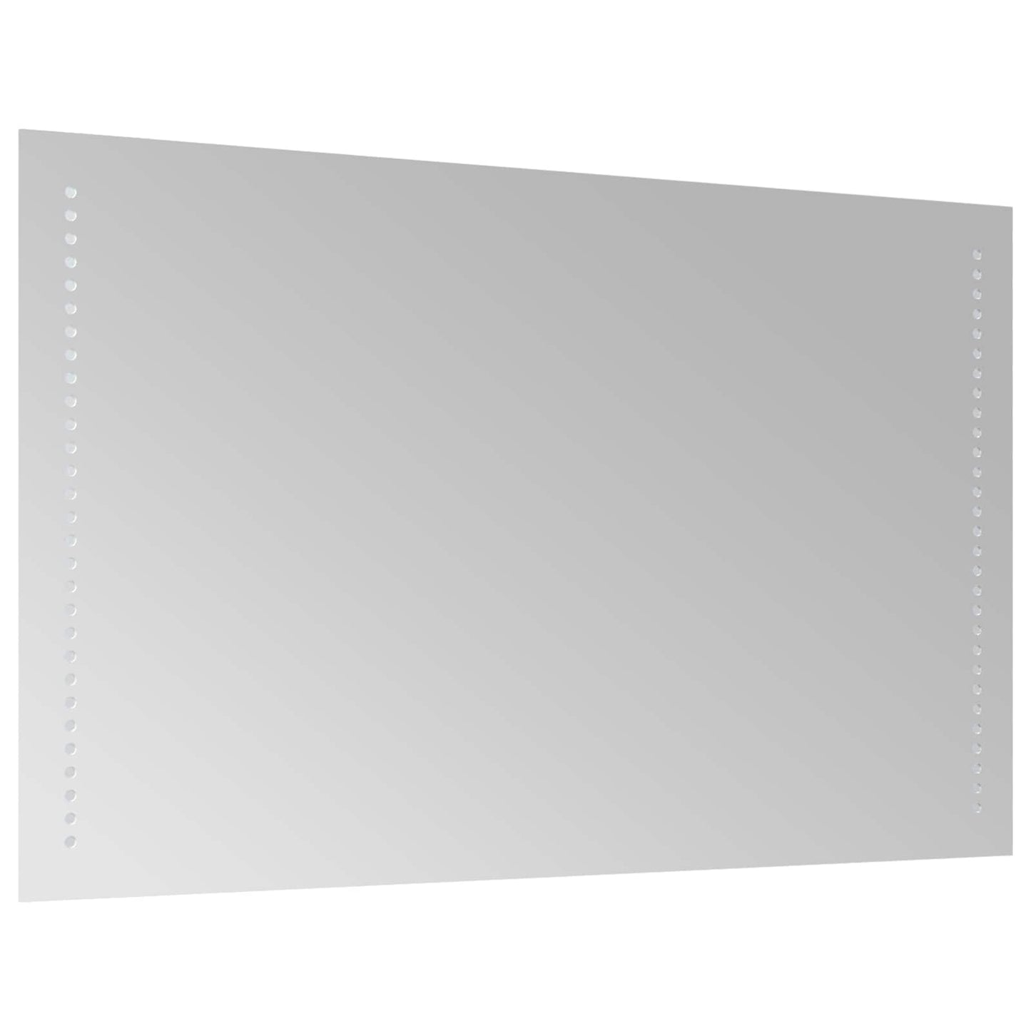vidaXL Καθρέφτης μπάνιου LED Διαφανές 80 x 50 cm σκληρυμένο γυαλί
