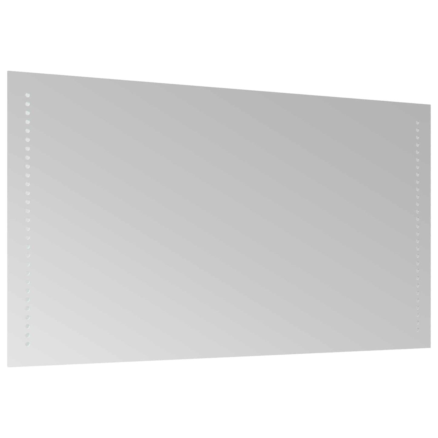 vidaXL Καθρέφτης μπάνιου LED Διαφανές 90 x 50 cm σκληρυμένο γυαλί