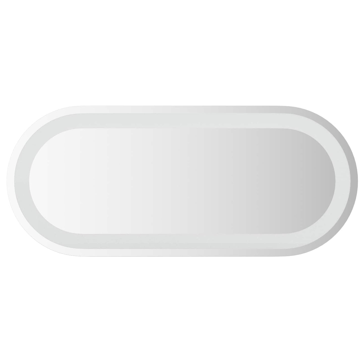 vidaXL Καθρέφτης μπάνιου LED Διαφανές 70 x 30 cm σκληρυμένο γυαλί