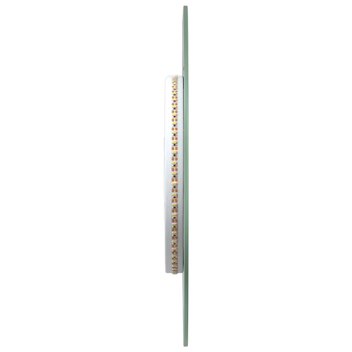 vidaXL Καθρέφτης μπάνιου LED Διαφανές 70 x 30 cm σκληρυμένο γυαλί