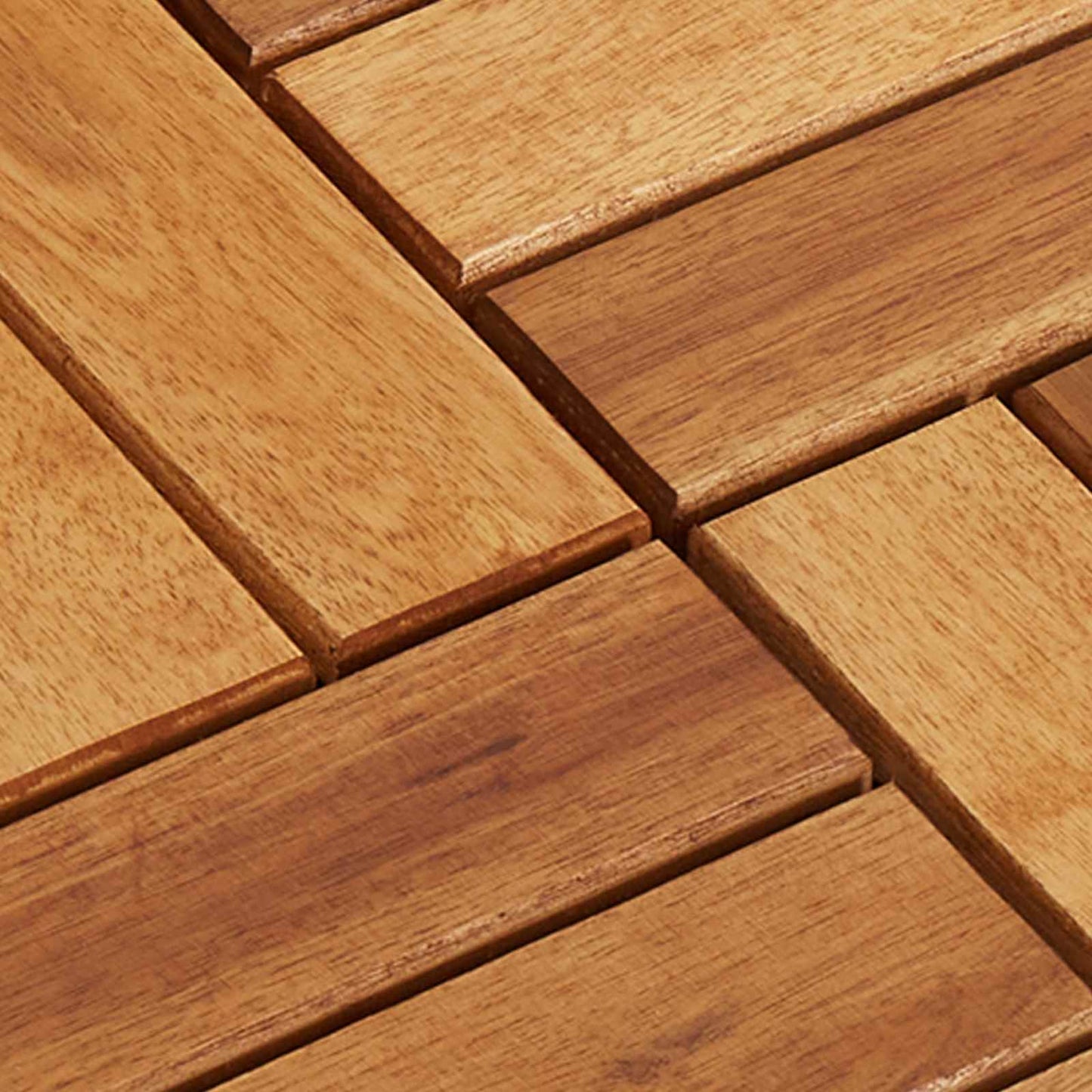 vidaXL Πλάκα Κατασκευής 30 pcs Καφέ 30 x 30 cm Ξύλο Ακακίας