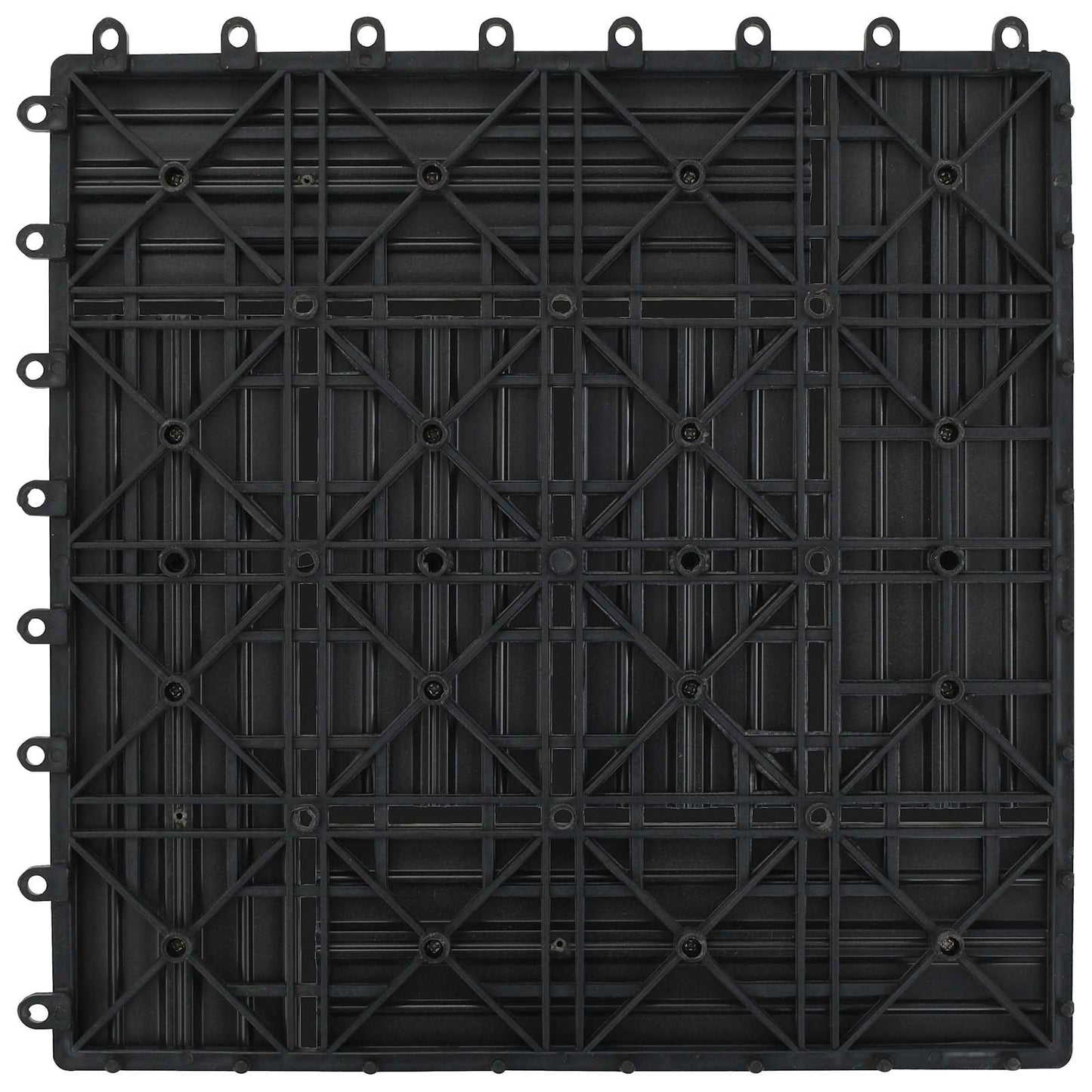 vidaXL Πλάκα Κατασκευής 22 pcs Γκρι 30 x 30 cm WPC