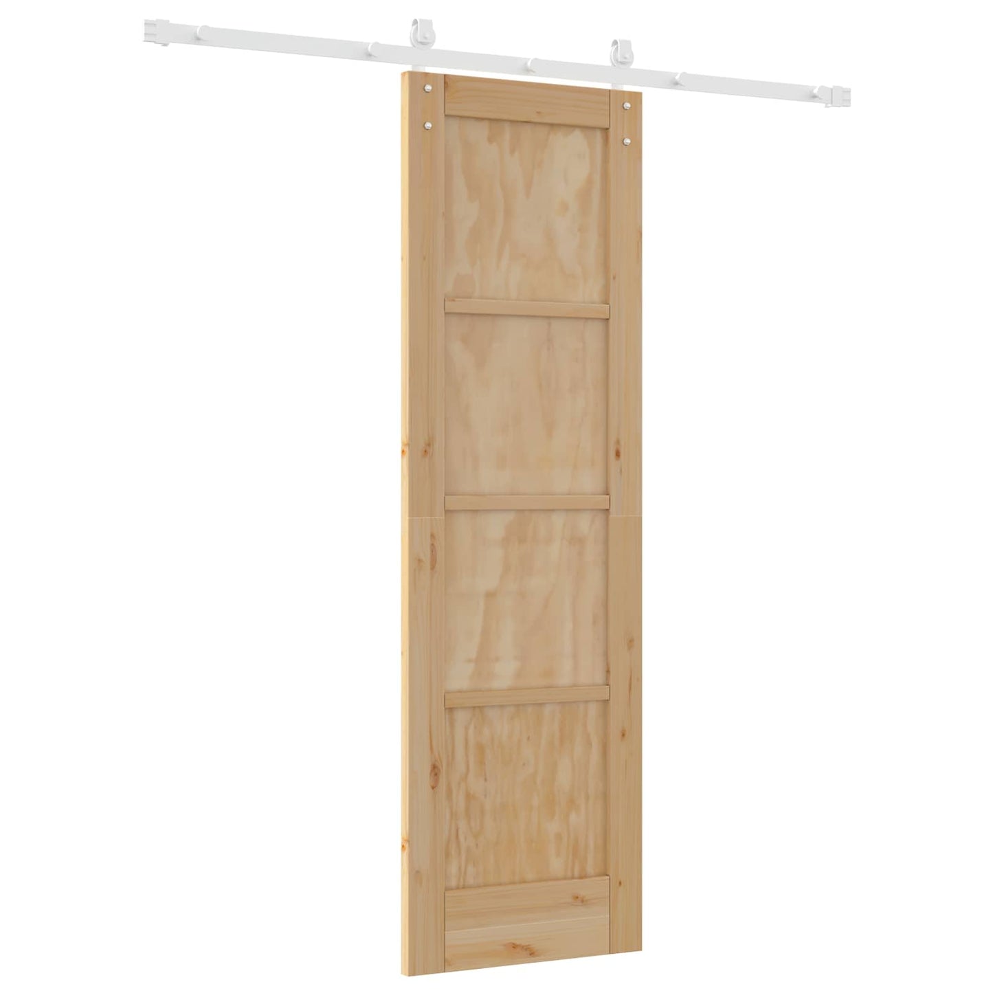 vidaXL Συρόμενη Πόρτα 61 x 198,5 εκ. Μασίφ Ξύλο Πεύκου