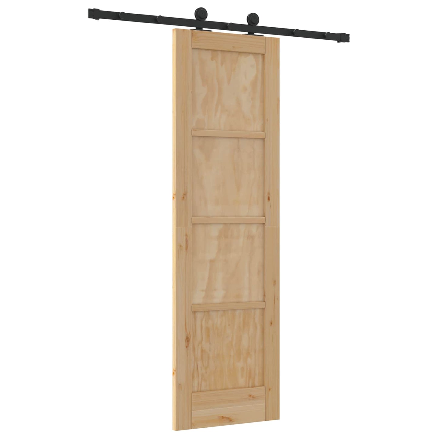vidaXL Συρόμενη Πόρτα ORKDAL 61 x 198,5 εκ. Μασίφ Ξύλο Πεύκου Φυσικό