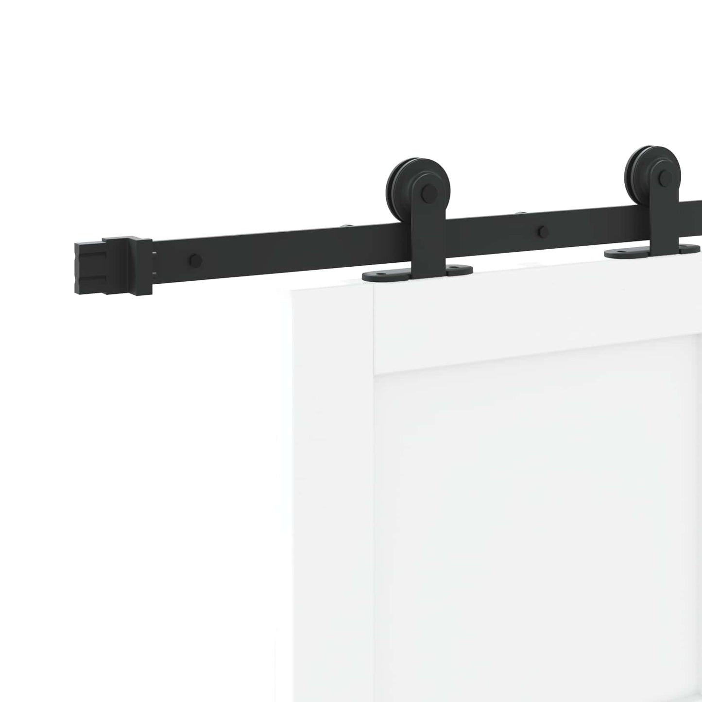 vidaXL Συρόμενη Πόρτα ORKDAL 83 x 202 εκ. Μασίφ Ξύλο Πεύκου Λευκό