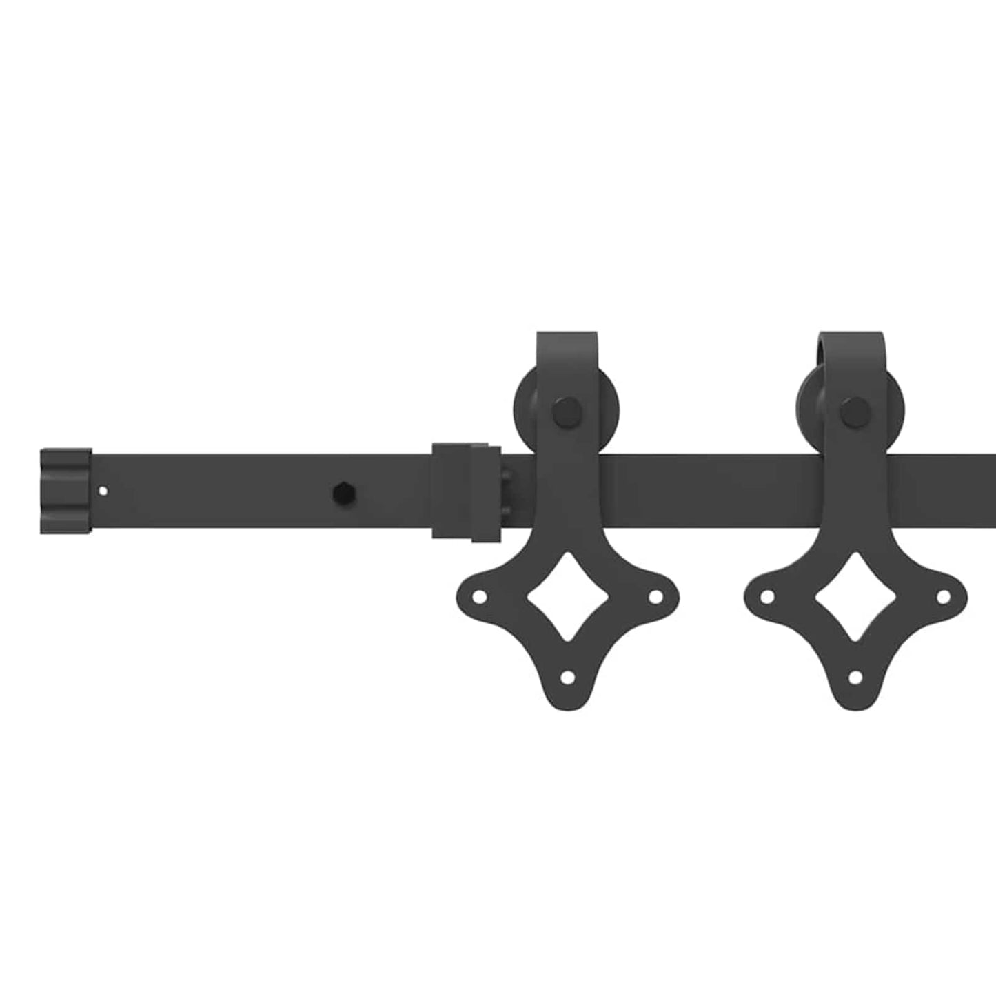 vidaXL Συρόμενη Πόρτα Φυσικό και Μαύρο 86 x 198,5 cm Μασίφ Ξύλο Πεύκου