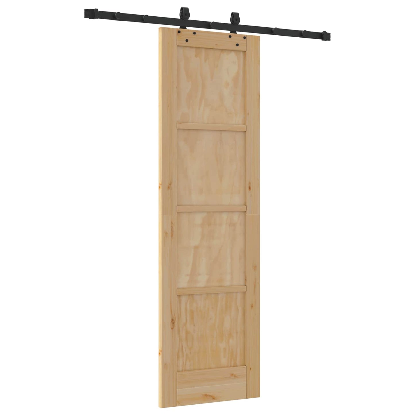 vidaXL Συρόμενη Πόρτα ORKDAL 61 x 198,5 εκ. Μασίφ Ξύλο Πεύκου Φυσικό