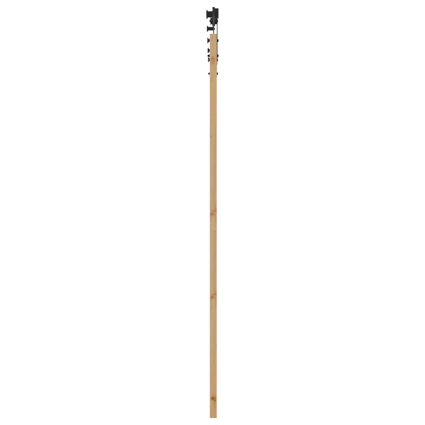 vidaXL Συρόμενη Πόρτα ORKDAL 86 x 211 cm Μασίφ Ξύλο Πεύκου