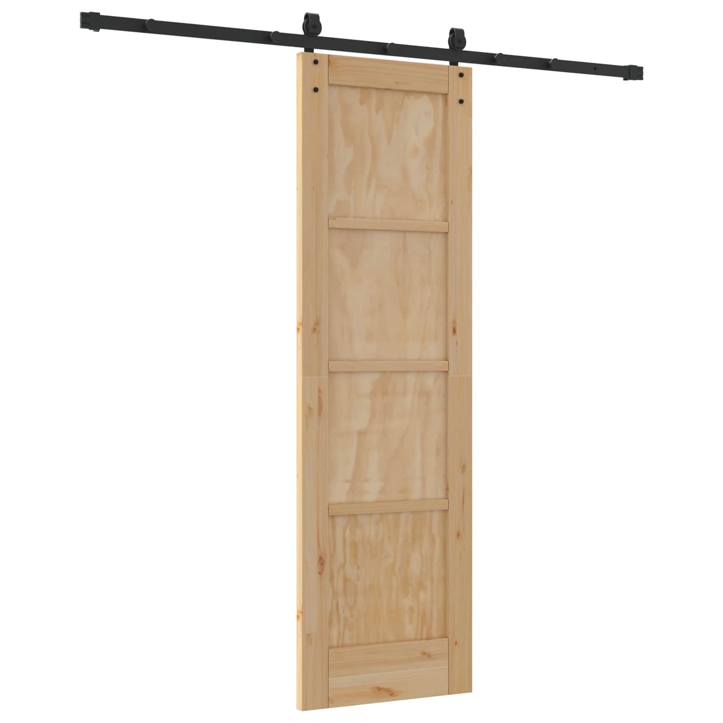 vidaXL Συρόμενη Πόρτα ORKDAL 61 x 198,5 εκ. Μασίφ Ξύλο Πεύκου