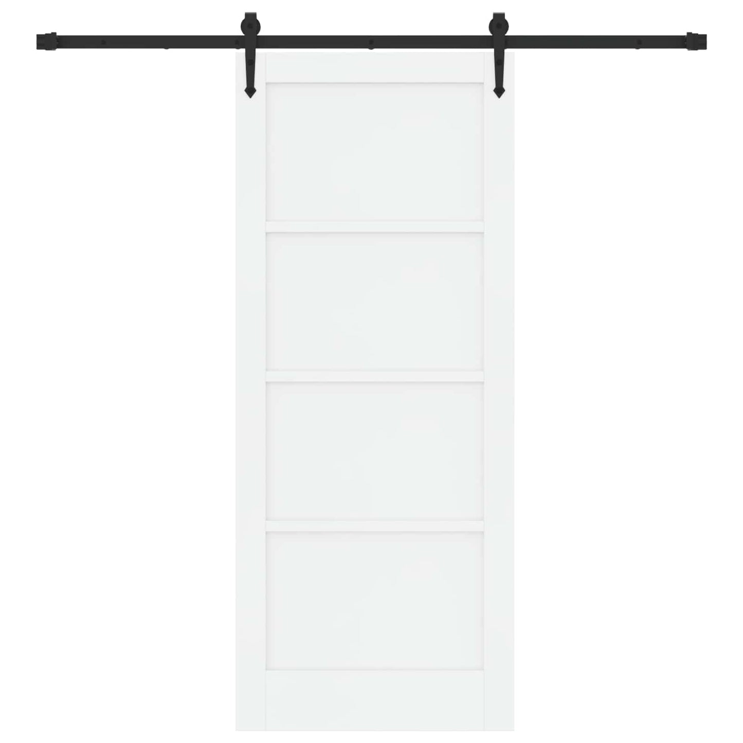 vidaXL Συρόμενη Πόρτα ORKDAL 83 x 202 εκ. Μασίφ Ξύλο Πεύκου