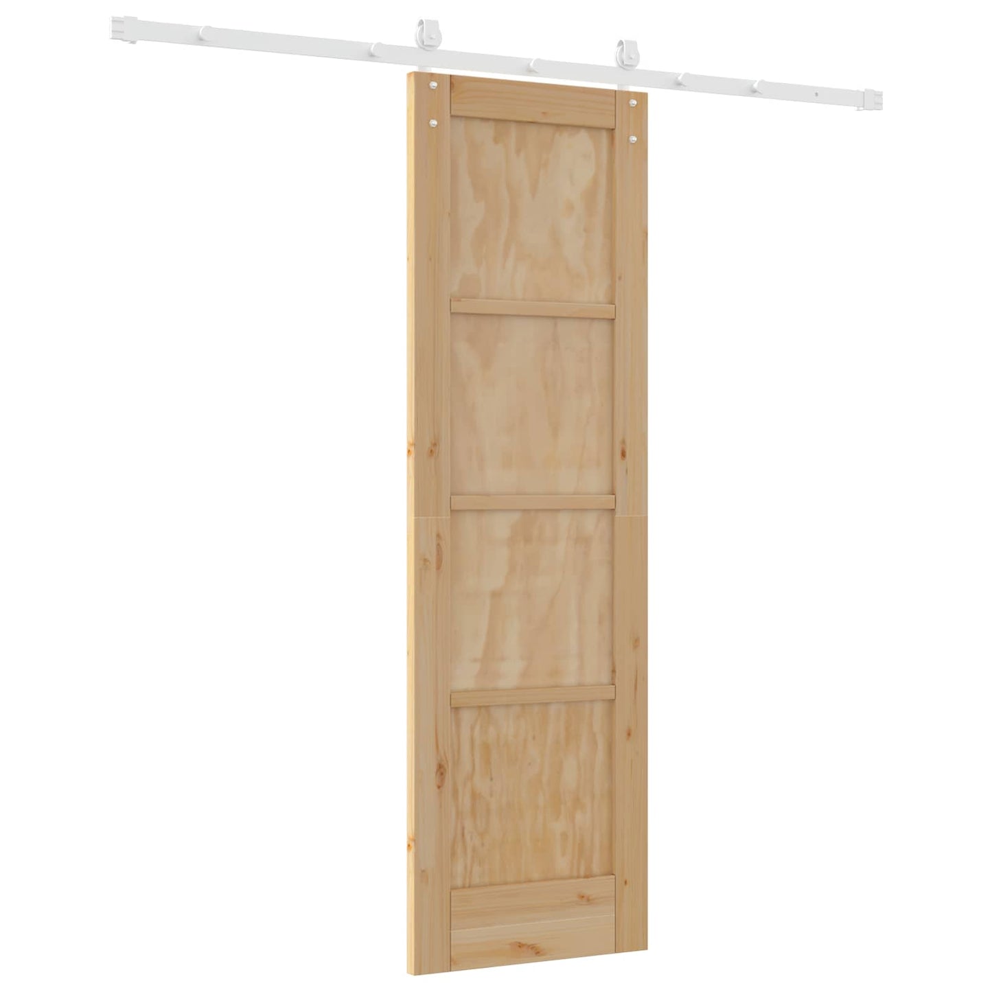 vidaXL Συρόμενη Πόρτα ORKDAL 61 x 198,5 εκ. Μασίφ Ξύλο Πεύκου