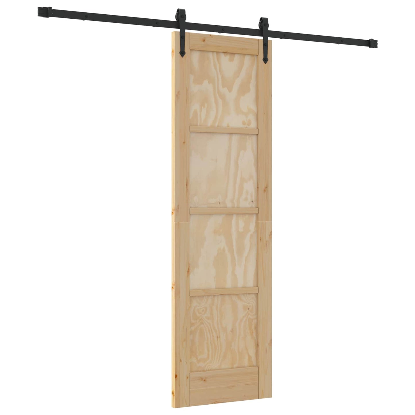 vidaXL Συρόμενη Πόρτα ORKDAL 61 x 198,5 εκ. Μασίφ Ξύλο Πεύκου Φυσικό