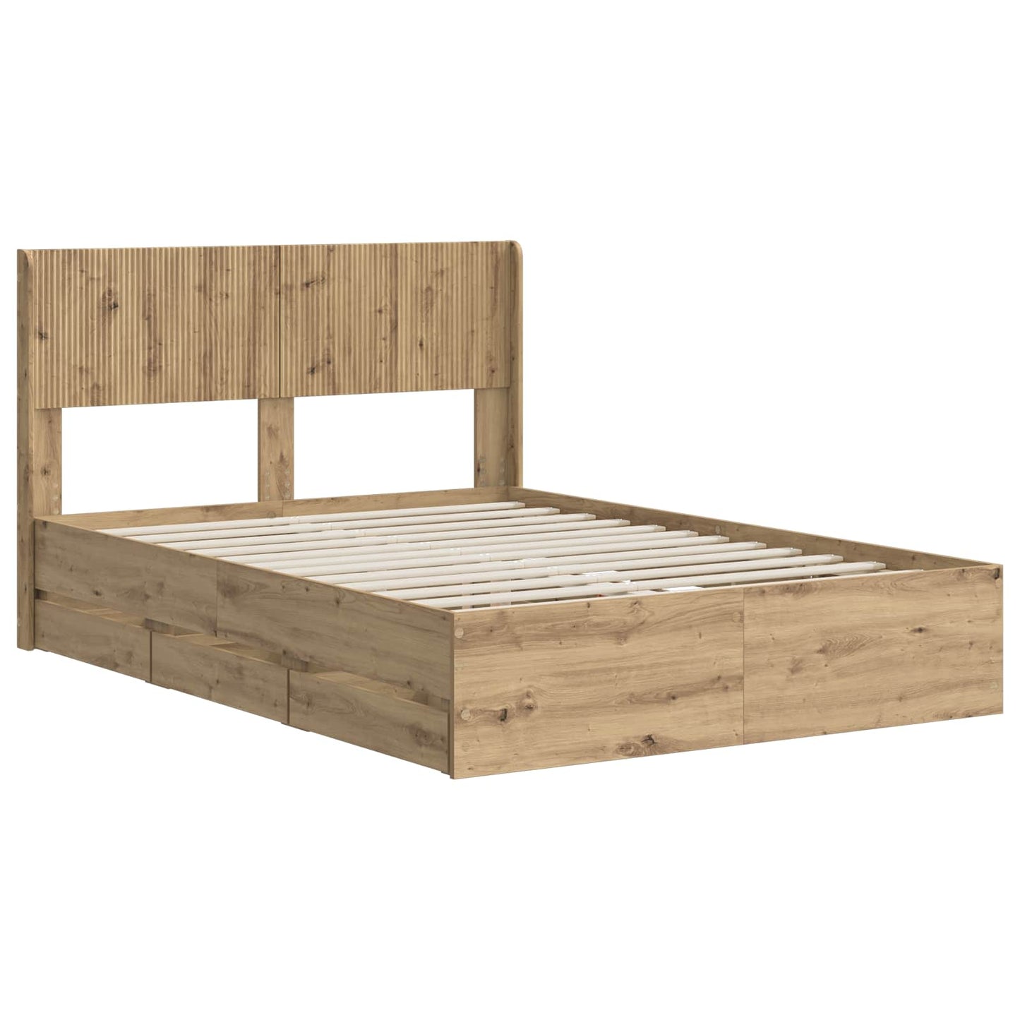 vidaXL Καλάθι με αποθήκη και κεφαλάρι Artisan Oak 120 x 200 cm
