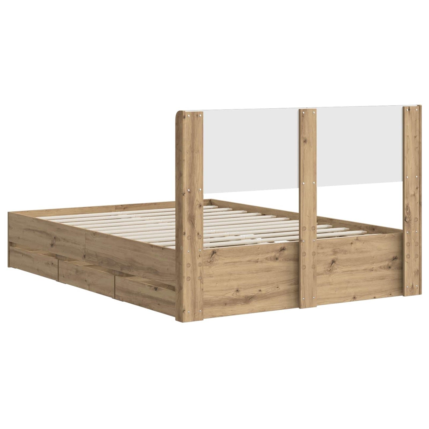 vidaXL Καλάθι με αποθήκη και κεφαλάρι Artisan Oak 120 x 200 cm