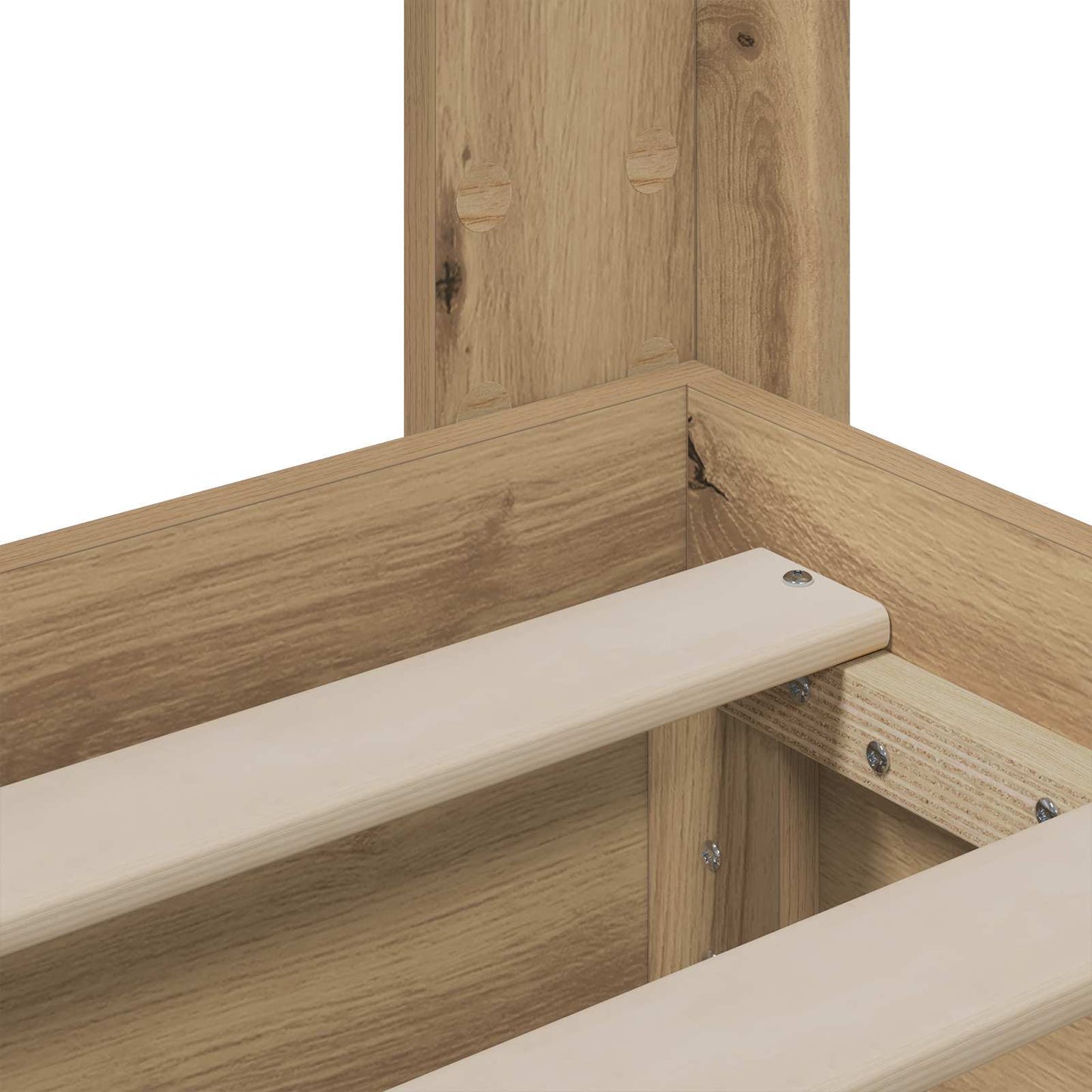 vidaXL Καλάθι με αποθήκη και κεφαλάρι Artisan Oak 90 x 200 cm
