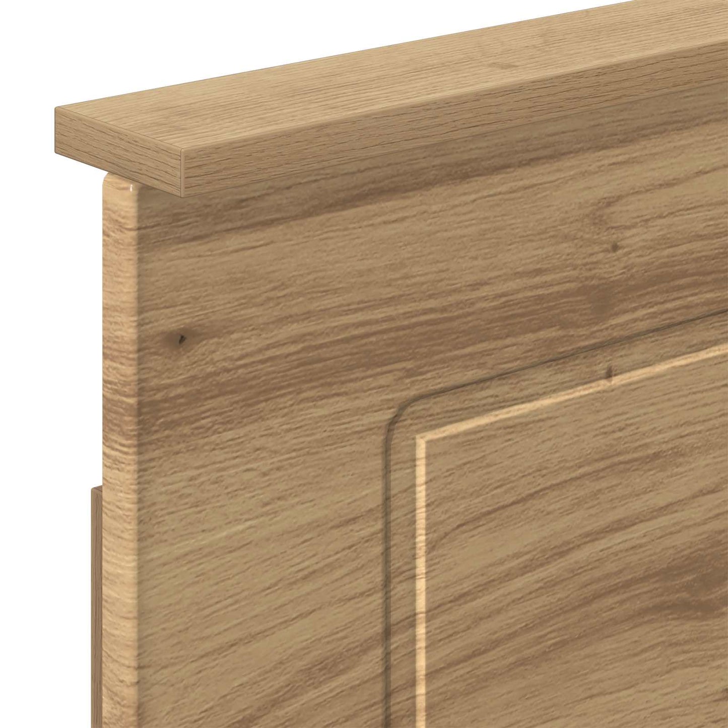 vidaXL Bed Frame with Storage and Headboard Artisan Oak 180 x 200 cm