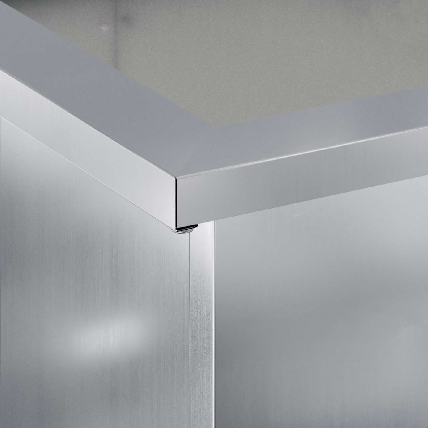 vidaXL Ζαρντινιέρα κήπου με LED 2 τμχ. Ασημί 40 x 80 x 40 cm