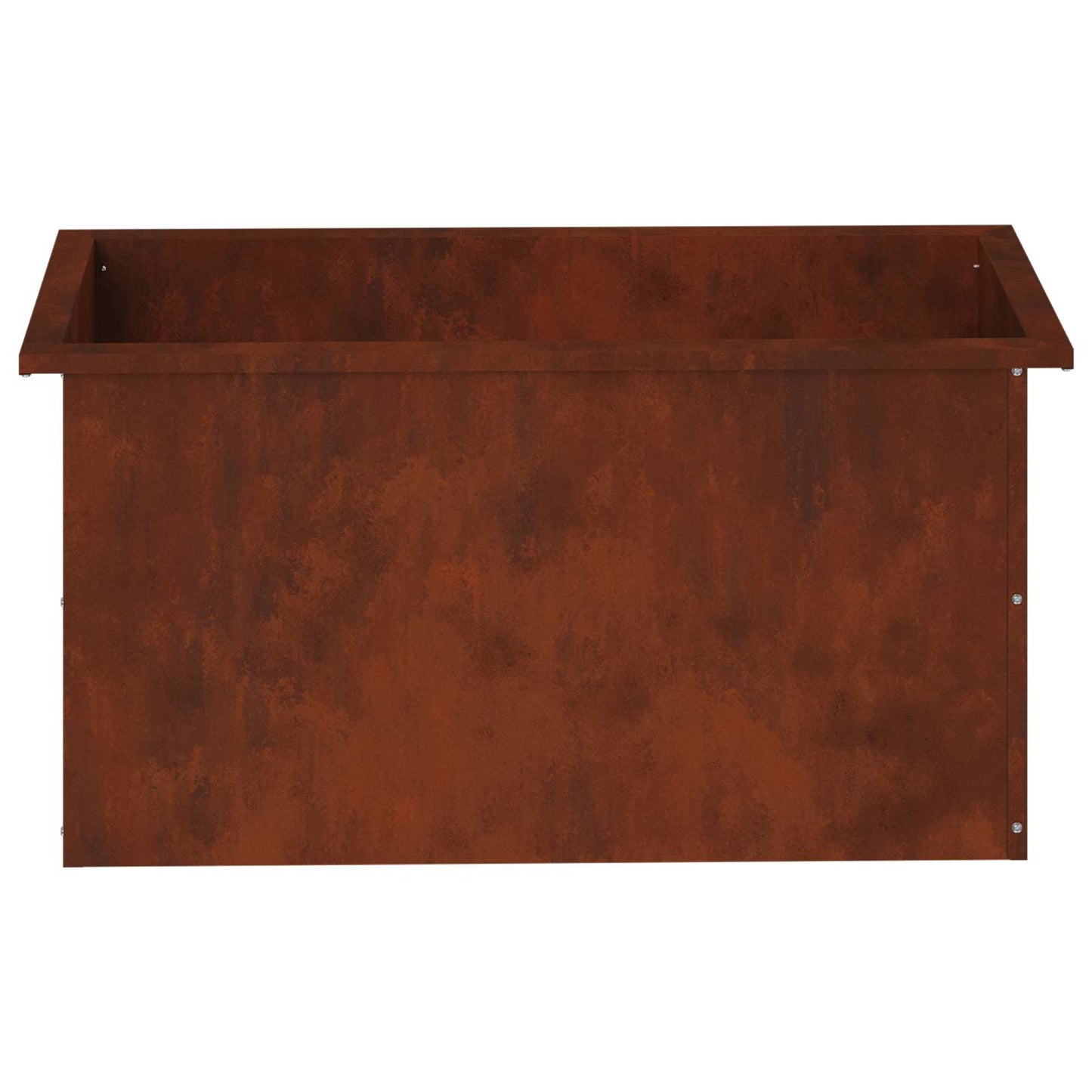 vidaXL Ζαρντινιέρα κήπου με LED Σκ rusty 40 x 80 x 40 cm