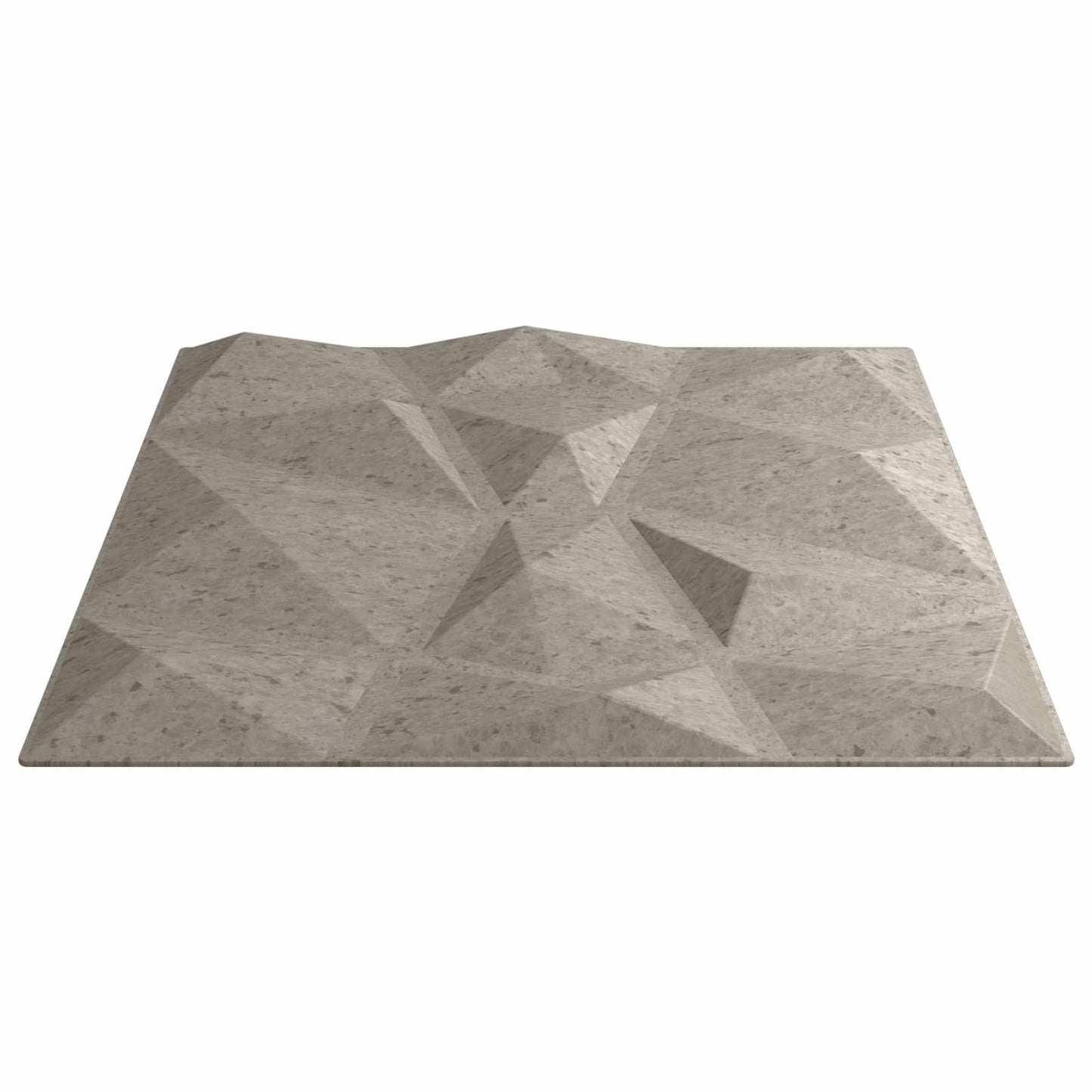 vidaXL Πάνελ τοίχου 24 pcs Σκυρόχρωμο Γκρι 50 x 50 cm Φελιζόλ XPS