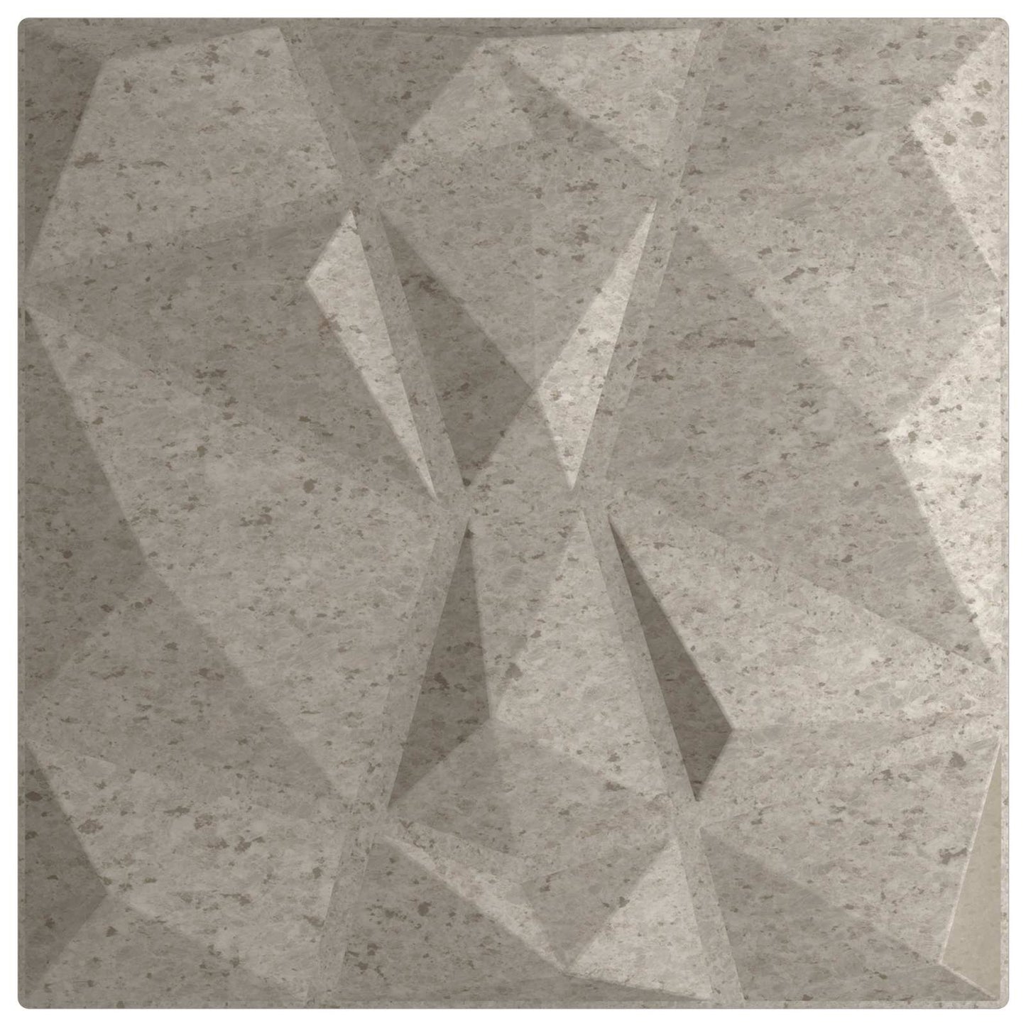 vidaXL Πάνελ τοίχου 24 pcs Σκυρόχρωμο Γκρι 50 x 50 cm Φελιζόλ XPS