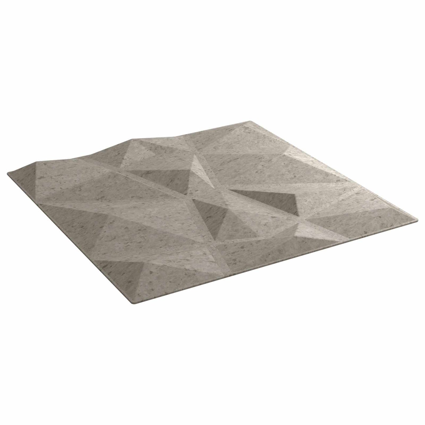vidaXL Πάνελ τοίχου 48 pcs Σκυρόχρωμο Γκρι 50 x 50 cm Φελιζόλ XPS