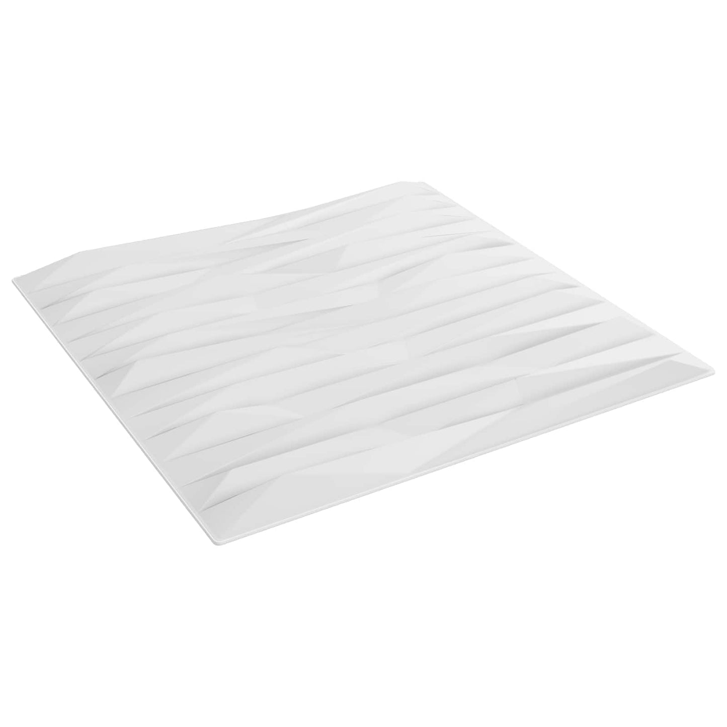 vidaXL Πάνελ τοίχου 48 pcs Άσπρη Πέτρα 50 x 50 cm Φελιζόλ XPS