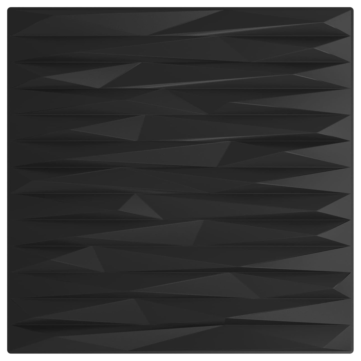 vidaXL Πάνελ τοίχου 48 pcs Μαύρη Πέτρα 50 x 50 cm Φελιζόλ XPS