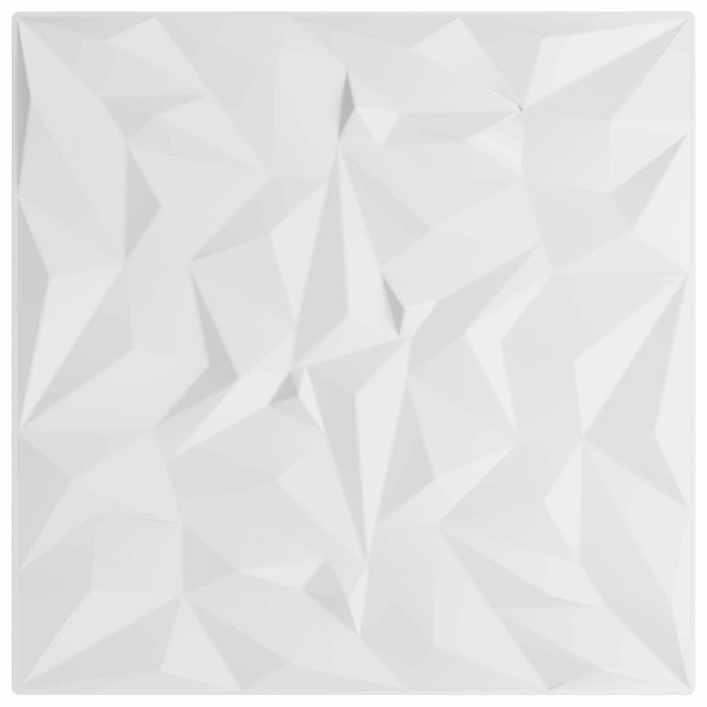 vidaXL Πάνελ τοίχου 24 pcs Λευκός 50 x 50 cm Φελιζόλ XPS