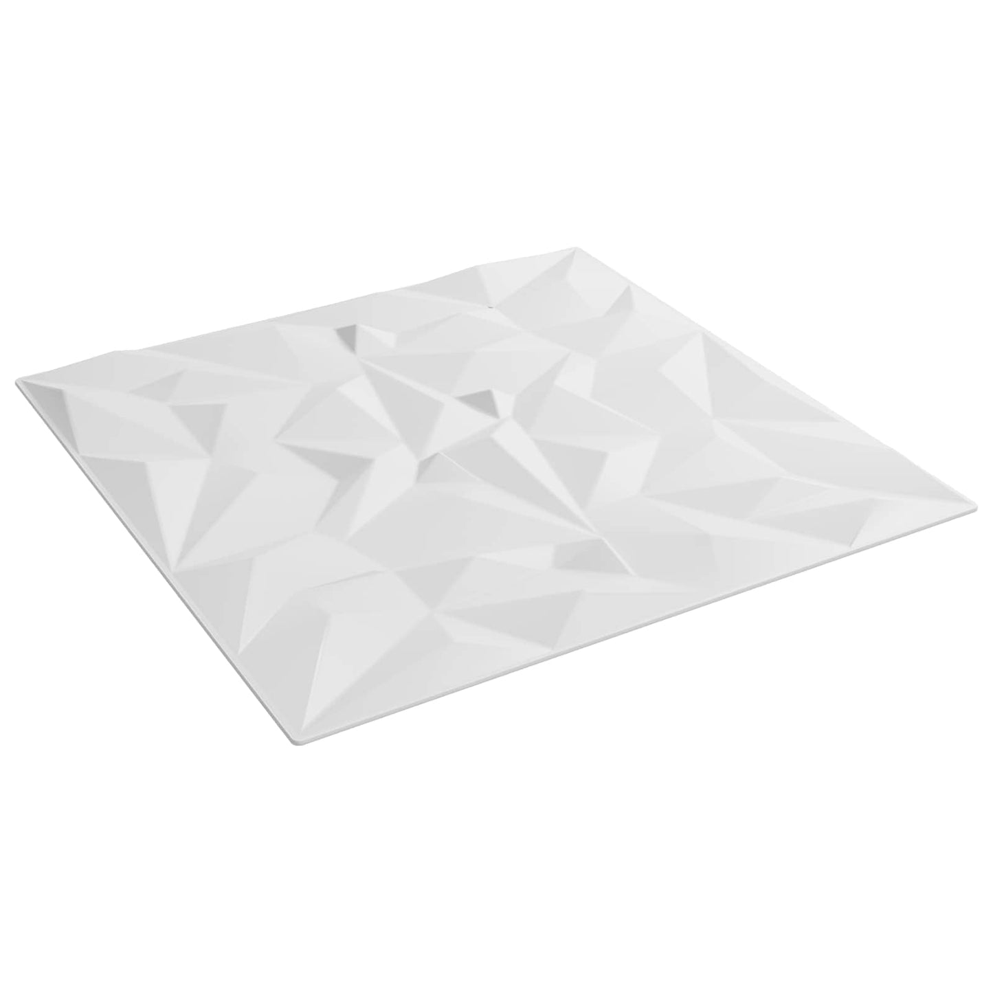 vidaXL Πάνελ τοίχου 48 pcs Λευκός 50 x 50 cm Φελιζόλ XPS