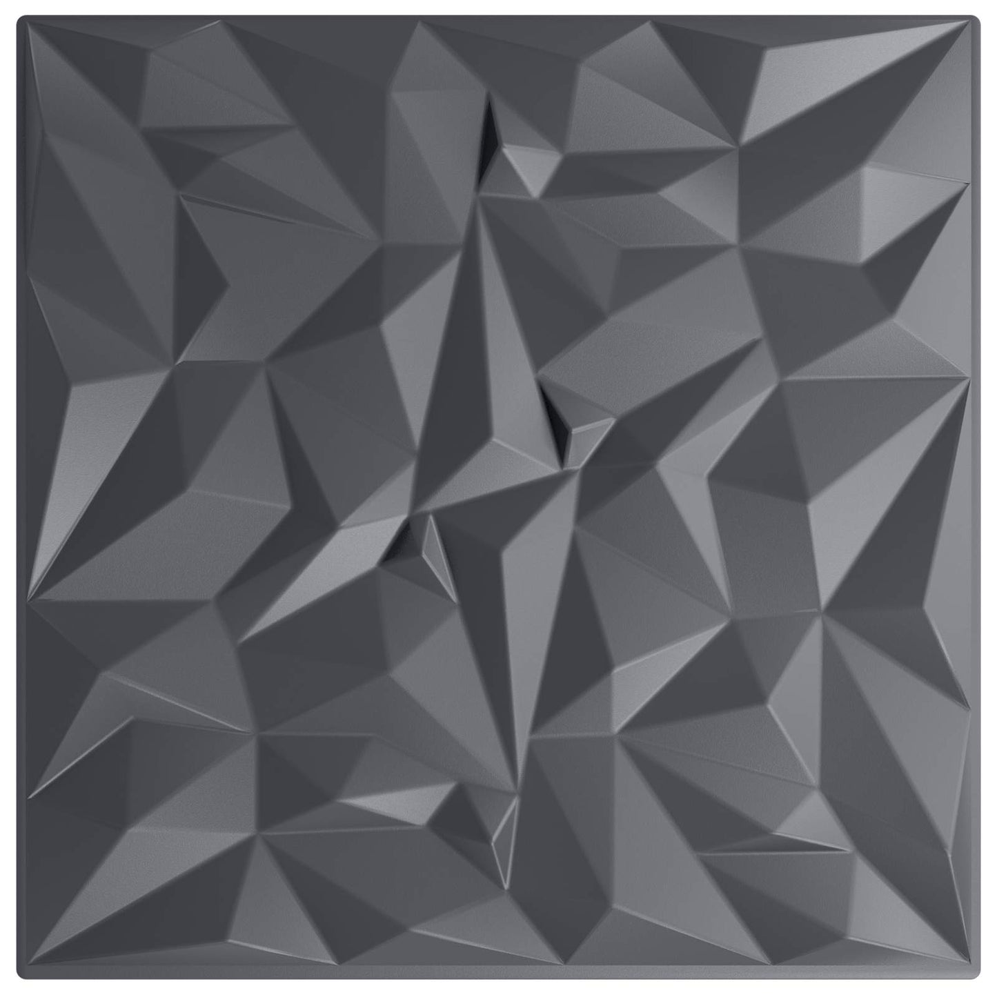 vidaXL Πάνελ τοίχου 12 pcs Αμέθυστος Γκρι 50 x 50 cm Φελιζόλ XPS