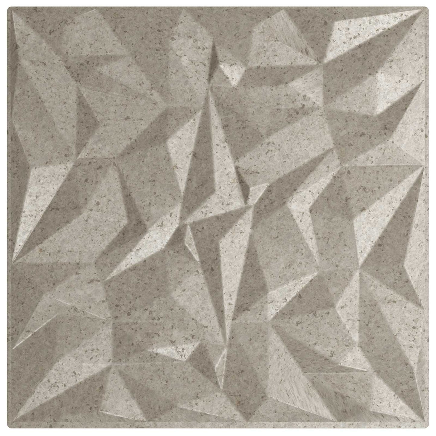vidaXL Πάνελ τοίχου 48 pcs Αμέθυστος Μπετόν 50 x 50 cm Φελιζόλ XPS
