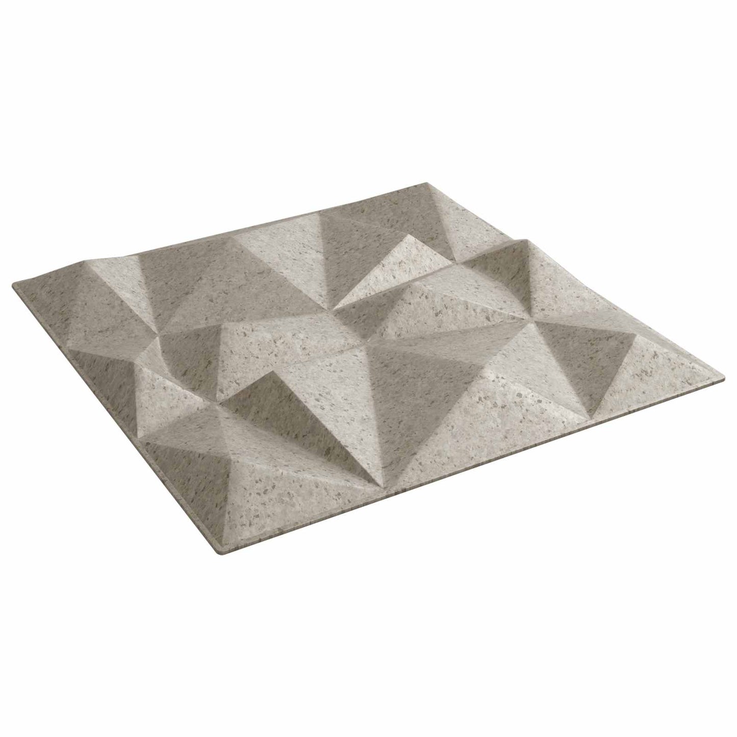 vidaXL Πάνελ τοίχου 12 pcs Διαμάντι Μπετόν 50 x 50 cm Φελιζόλ XPS