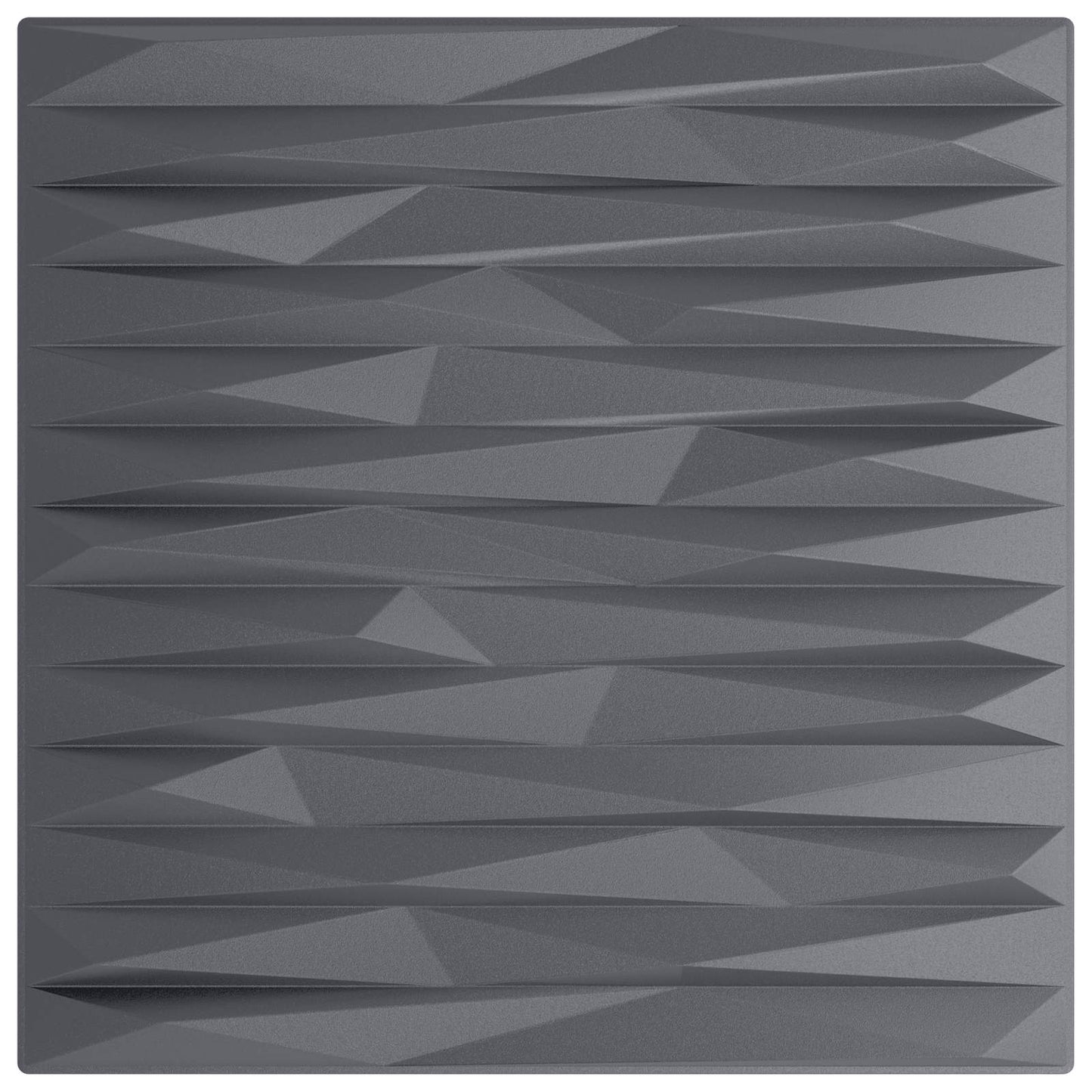 vidaXL Πάνελ τοίχου 12 pcs Γκρίζο Πέτρες 50 x 50 cm Φελιζόλ XPS