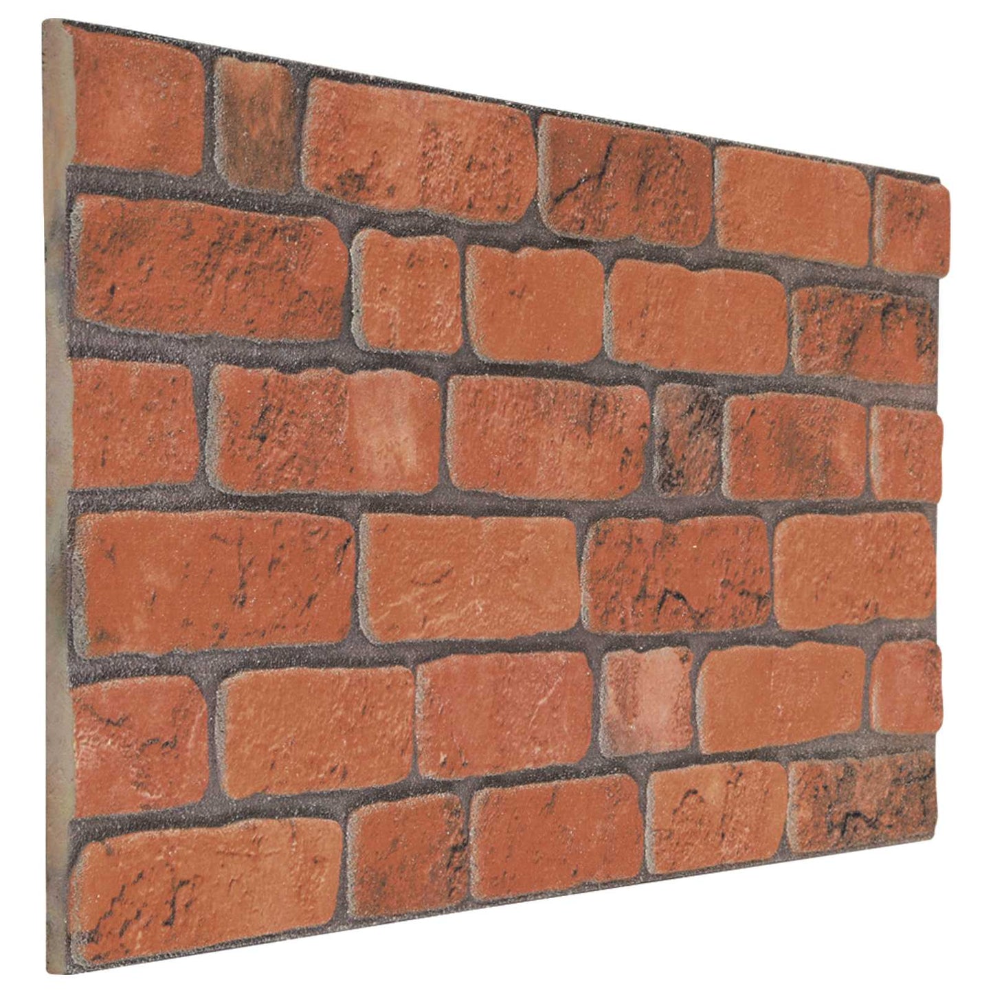 vidaXL Πάνελ τοίχου 10 pcs Τερακότα 100 x 50 cm Αφρός EPS