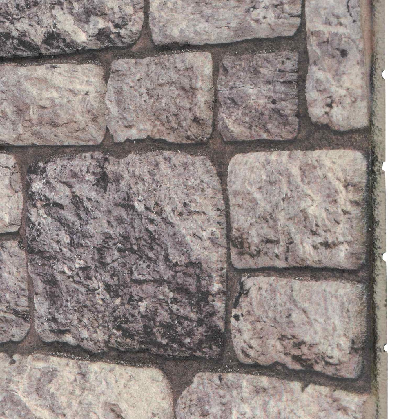 vidaXL Πάνελ τοίχου 10 pcs Γκρι και Λευκό 100 x 50 cm Αφρός EPS