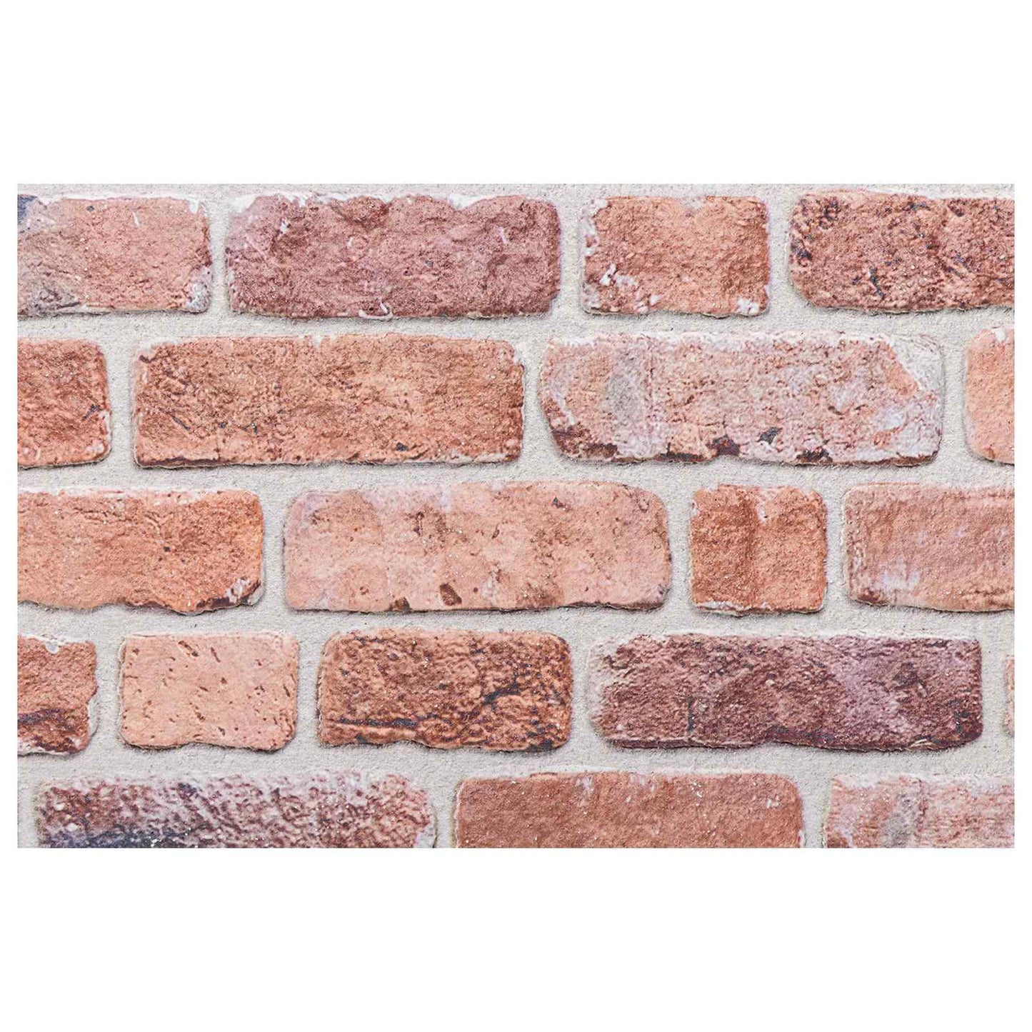 vidaXL Πάνελ τοίχου 10 pcs Κόκκινο 100 x 50 cm Αφρός EPS