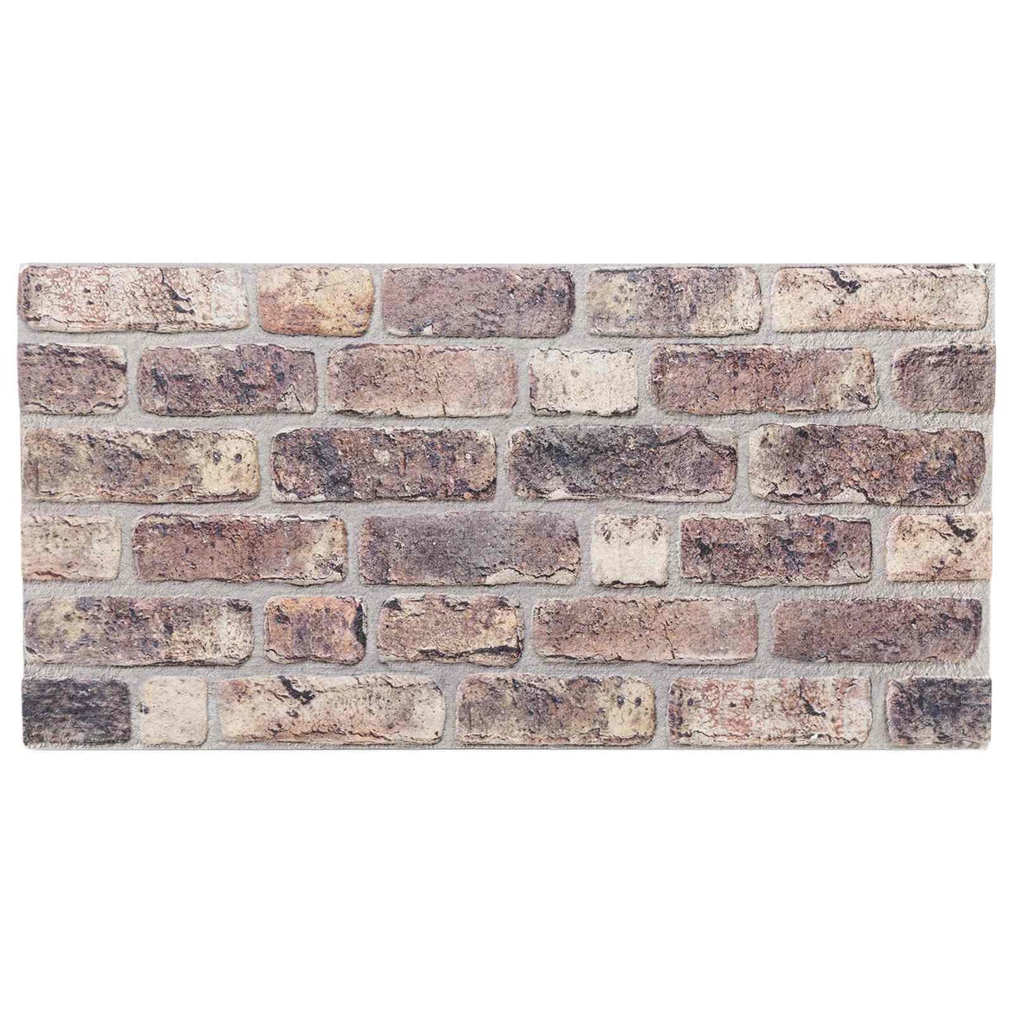 vidaXL Πάνελ τοίχου 10 pcs Σκούρο Καφέ 100 x 50 cm Αφρός EPS